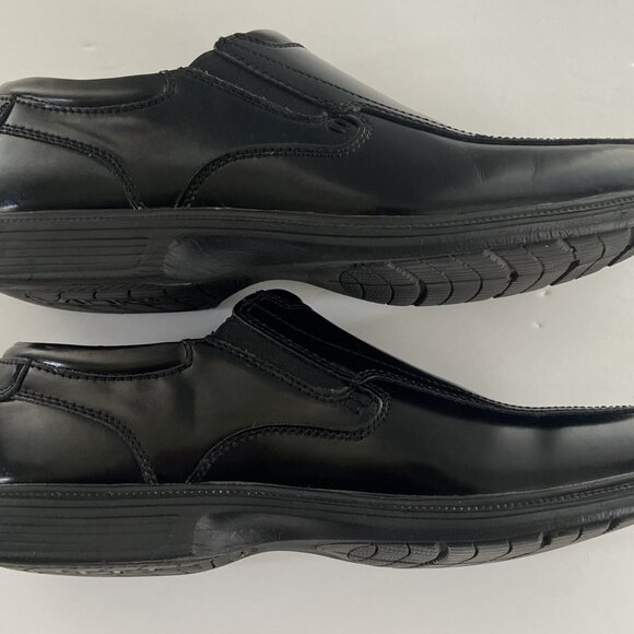 Nunn Bush Kore Comfort Gel Black Leather Loafers - Size 10.5 Wide - Picture 5 of 10